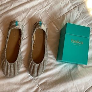 Tieks Silver Lake Flats size 7